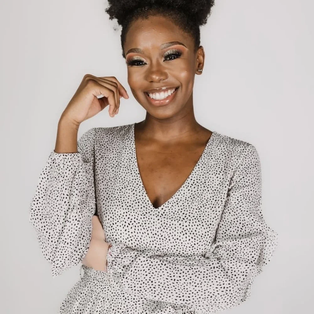 Dynamite Polka Dot Romper Belted Ruffle Mini Dress Style White Black Size M - Picture 12 of 12